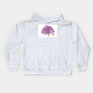 Allium stipitatum  &#39;Violet Beauty&#39; Kids Hoodie
